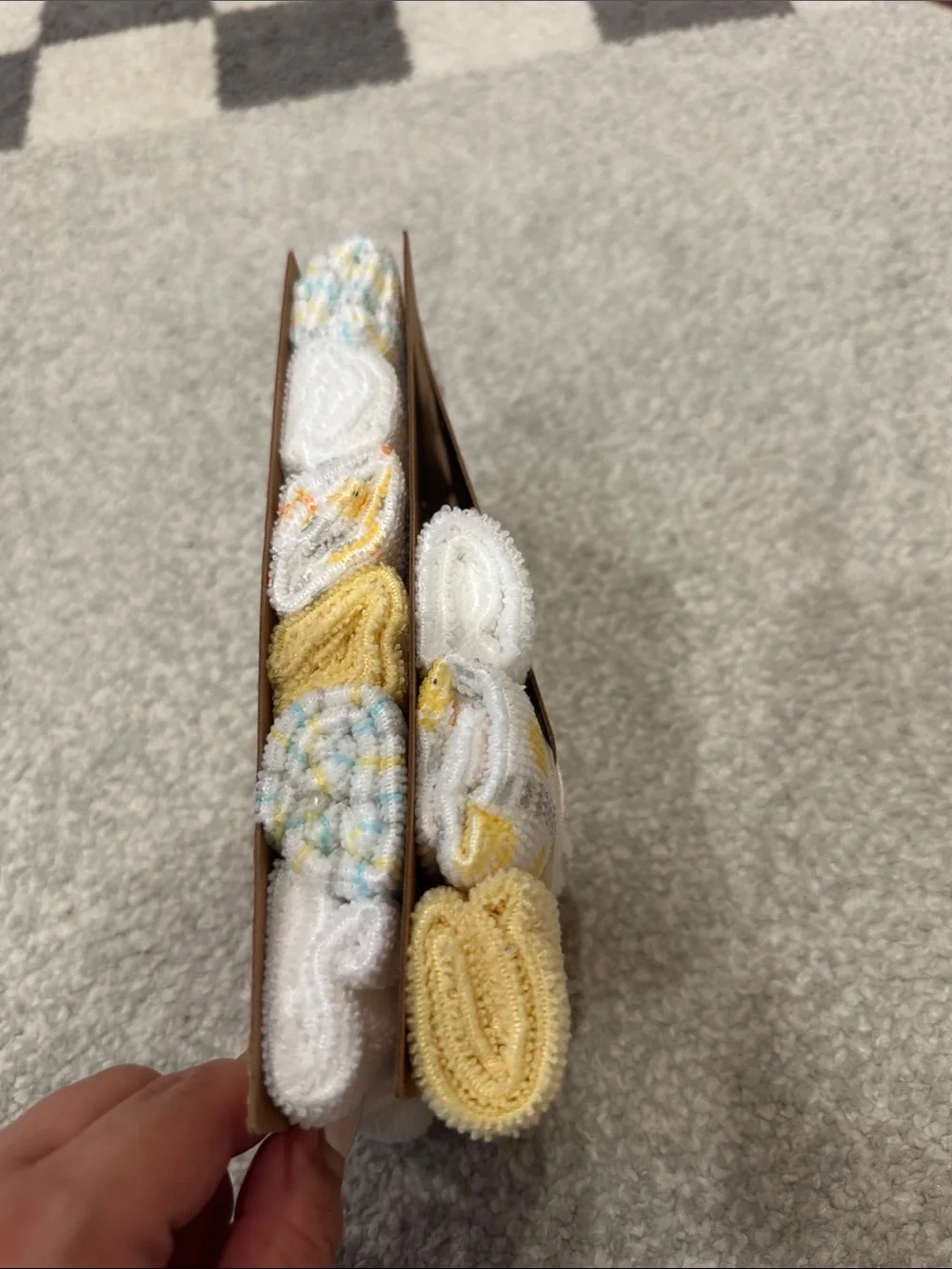 9 pack baby washcloths